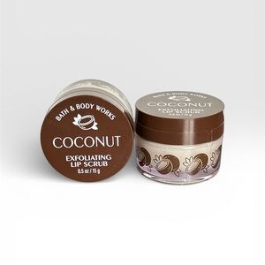 Bath & Body Works COCONUT EXFOLIATING LIP SCRUBS .5 OZ  NEW!!!